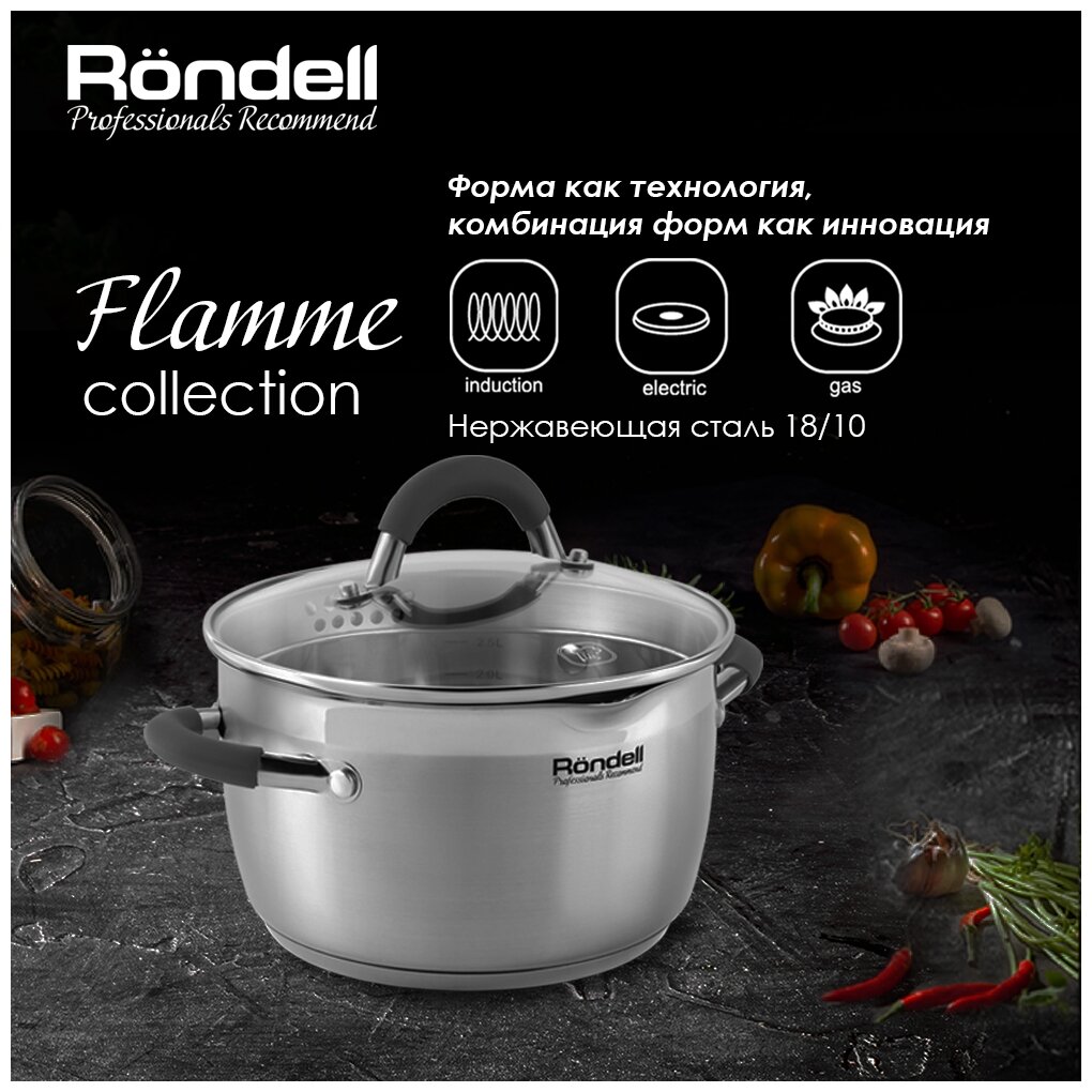 Кастрюля Rondell RDS-024 Flamme