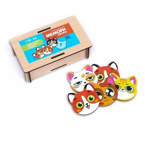 Мемори Котята/ настольная детская игра/ обучающая игра мемори котята