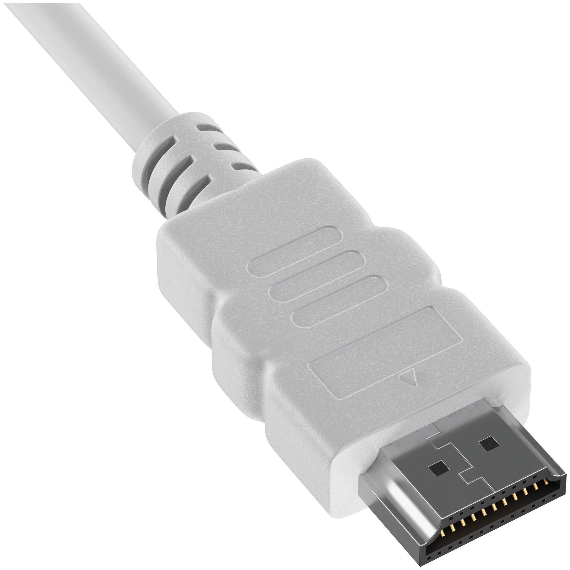 Переходник адаптер GSMIN B5 HDMI (M) - VGA (F) конвертер для монитора видеокарты проектора (Белый)