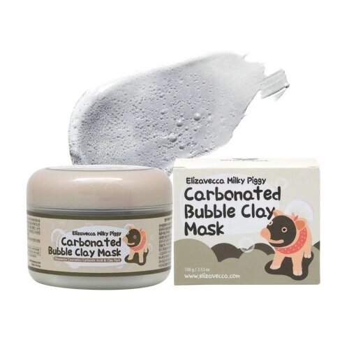 ELIZAVECCA/Carbonated Bubble Clay Mask/Маска для лица, пузырьковая, глиняная