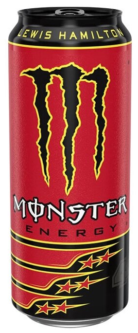 Энергетический напиток Monster Energy Lewis Hamilton 44 (LH-44) - Льюис Хэмилтон (Польша), 500 мл (12 шт) - фотография № 2