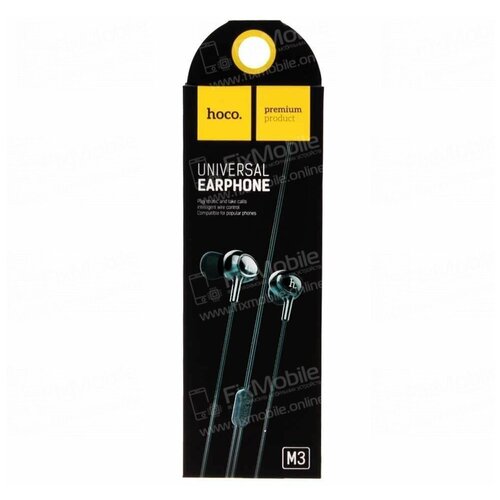 Проводная стереогарнитура HOCO M3 35 мм черная 49900₽