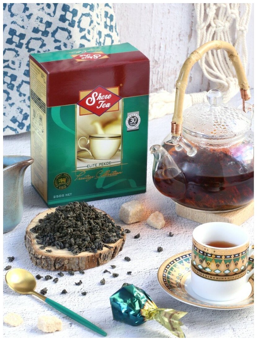 Чай цейлонский листовой Pekoe Shere Tea 250 гр. - фотография № 3
