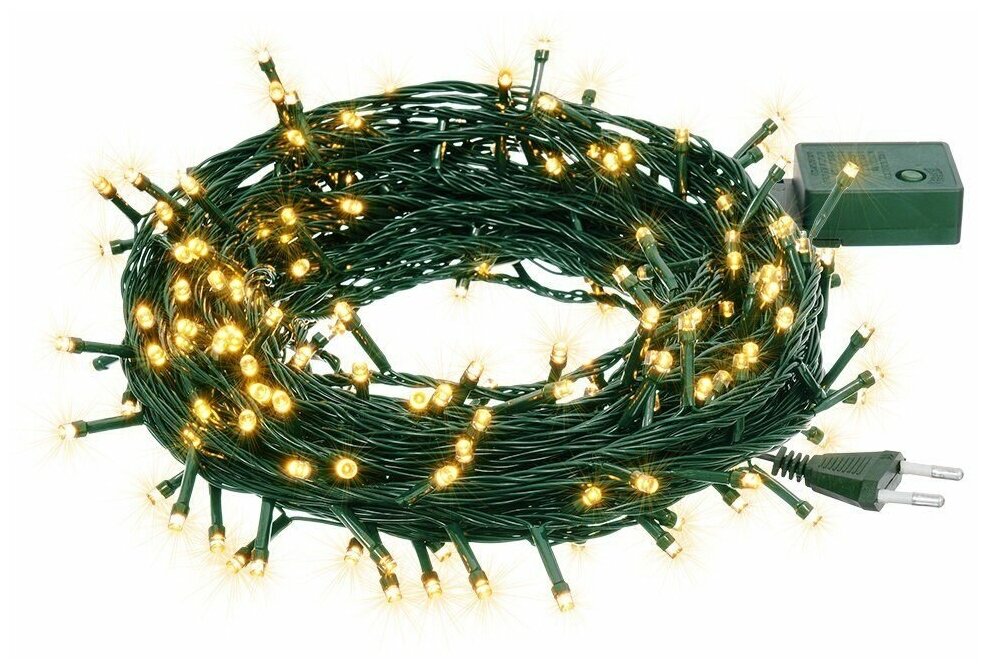 Электрогирлянда «Нить» 50 теплых LED ламп