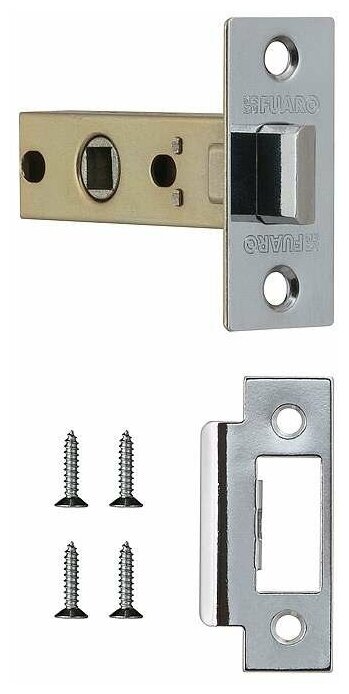 фото Защелка Fuaro (Фуаро) врезная PLASTIC P12-45-25 CP Хром