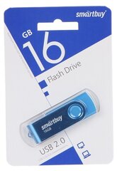 USB Flash Drive 16Gb - SmartBuy UFD 2.0 Twist Blue SB016GB2TWB