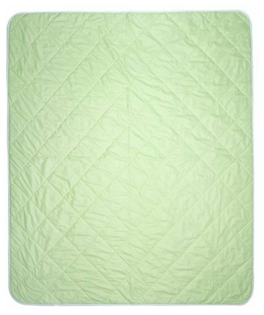 Одеяло Practical 2-x спальное, 172x205 см, стеганое, микрофибра, светло-зеленый - фотография № 6