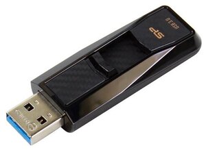 Накопитель USB 3.0 64GB Silicon Power Blaze B50 SP064GBUF3B50V1K черный