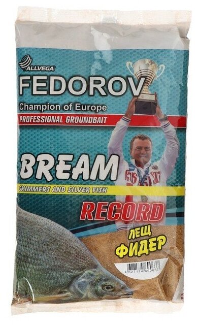 Прикормка ALLVEGA Fedorov Record лещ фидер 1кг