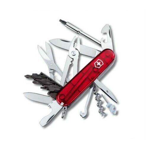 Нож перочинный Victorinox CyberTool M (1.7725. T) 91мм 32функций красный карт. коробка нож перочинный rescuetool one hand салатовый 11 1х3 4х2 2 см victorinox 0 8623 mwn