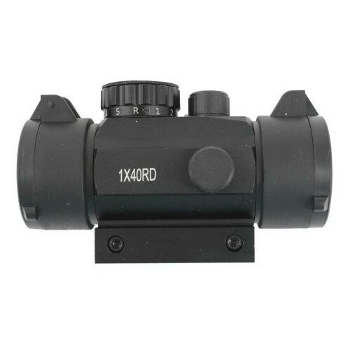 Коллиматорный прицел Target Red Dot 1x40RD закрытого типа на Weaver с крышкой