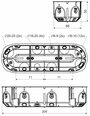 KOPOS Коробка установочная для полых стен KPL 64-50 / 3LD (NA) 68х209х50мм