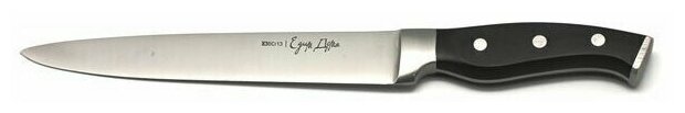 Нож для нарезки "Едим дома", 20см, черный, ED-104
