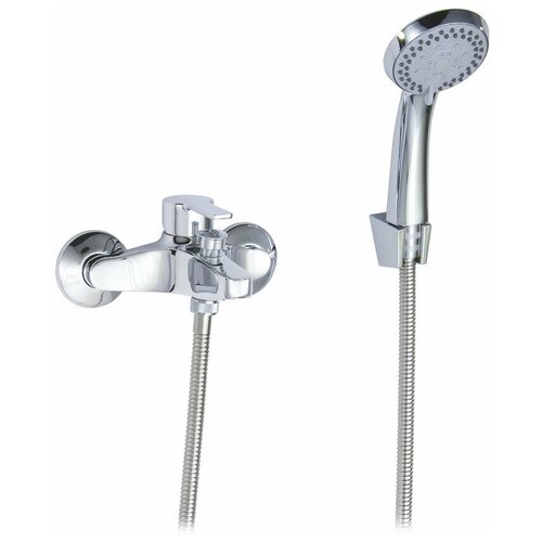 SWES Смеситель для ванны (душа) латунный с литым изливом, хромированный (Россия)