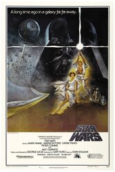 Постер (Плакат, Афиша) к фильму "Звездные войны: Эпизод 4 - Новая надежда" (Star Wars. Episode IV: A New Hope)-А3+. v10 / Без рамы