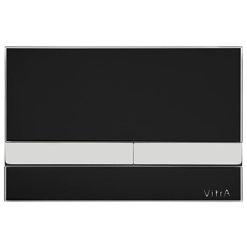 VitrA 740-1101 Select Панель системы смыва, стекло/черный глянец