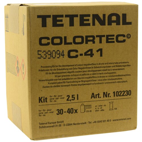 Фотохимия Tetenal C-41 kit 2,5 литра набор для проявки пленки бачок ap для проявки пленки 1 135