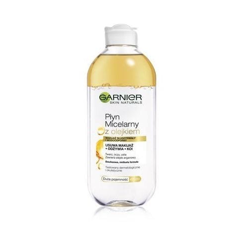 Средство для снятия макияжа Garnier Skin Naturals мицеллярная вода с маслом, 400 мл