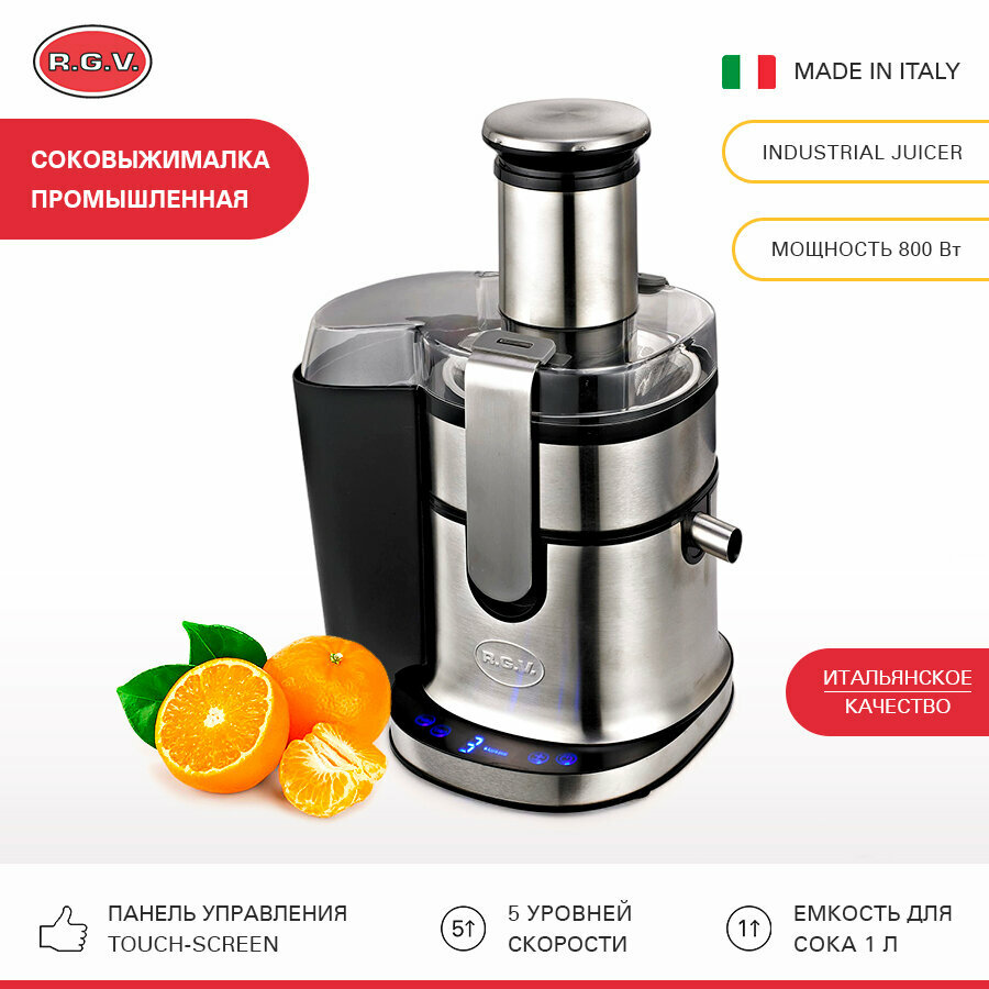 Соковыжималка промышленная RGV Industrial Juicer MC4, пресс для овощей и фруктов