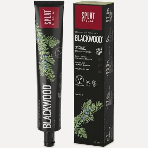 Изображение товара Зубная паста Splat Special Blackwood Черное дерево 75 мл