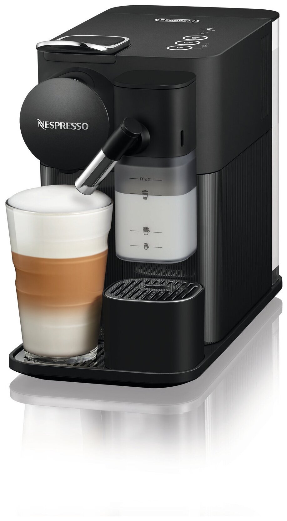 Капсульная кофемашина DeLonghi Lattissima One Evo EN510 RU черный