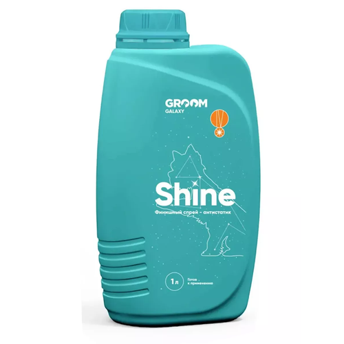 Спрей - антистатик GROOM SHINE 1 л + флакон 50мл с пульверизатором