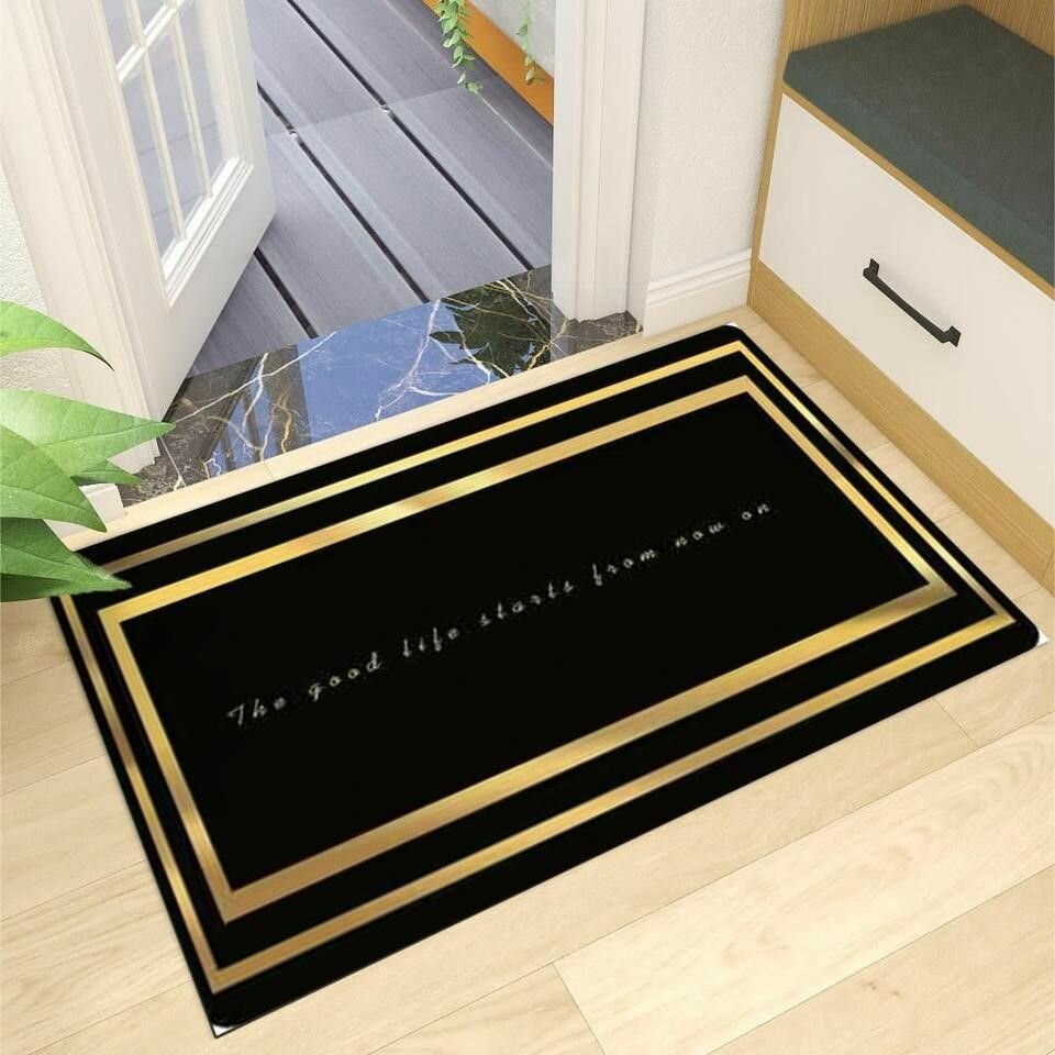 Коврик 50*80 см черный The good life