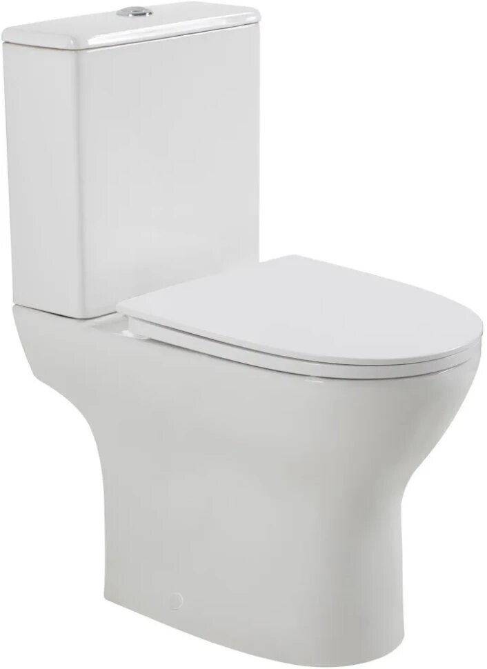 Чаша напольного унитаза BelBagno Lounge BB045CPR/SC белый