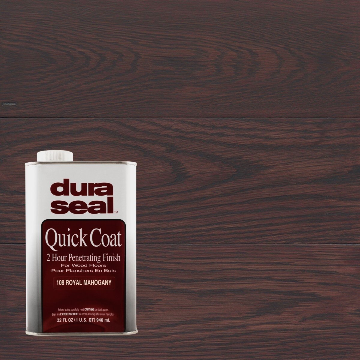 Быстросохнущая масляная морилка DuraSeal Quick Coat 946 мл 108 Королевский махагон 86108