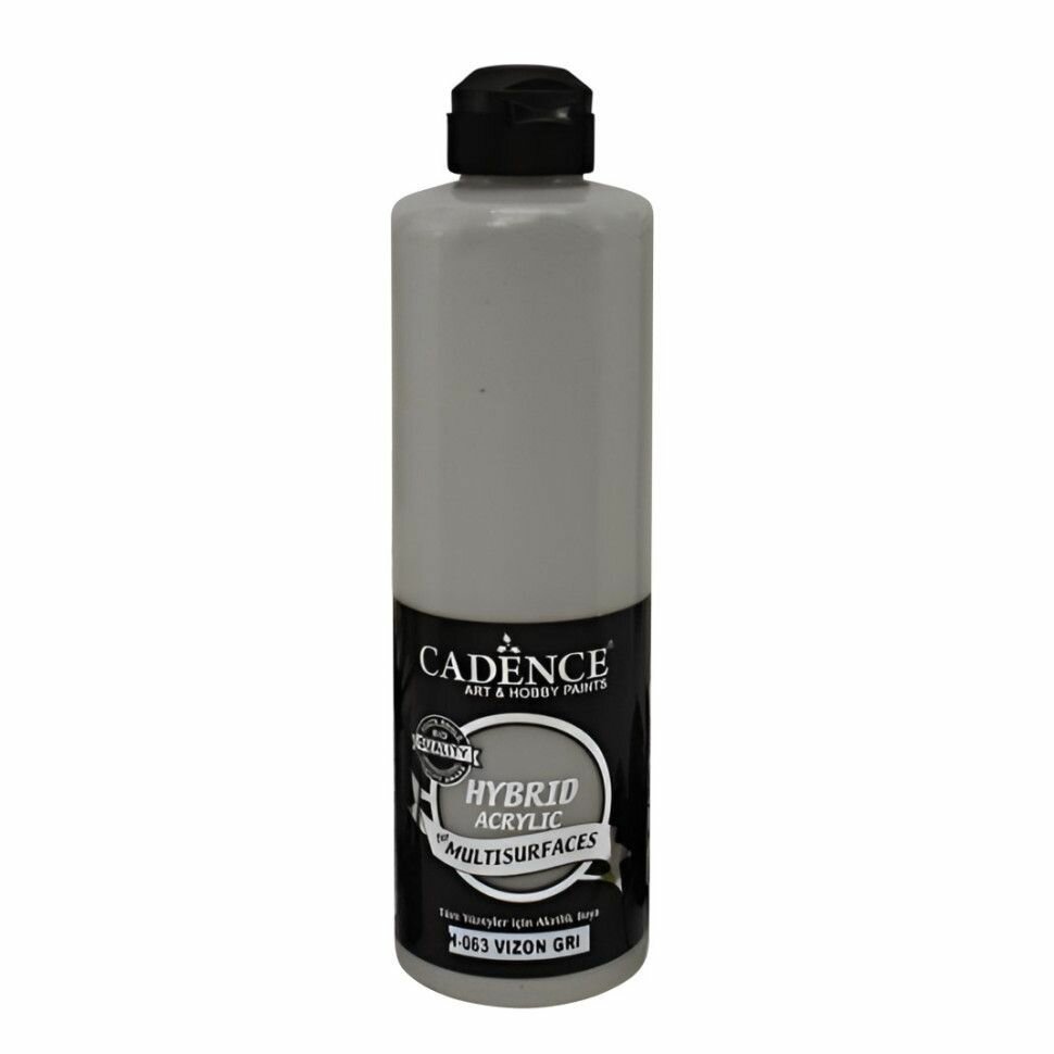 Акриловая краска Cadence Hybrid Acrylic Paint 500 ml. Mink Gray H-063
