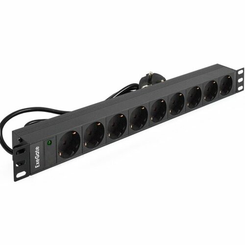 Блок розеток Exegate ServerPro PDU-19H904 Al-9S-EU25 EX280850RUS 1445₽