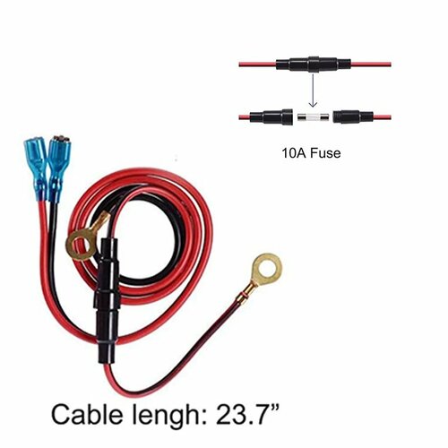 Гнездо прикуривателя для автомобиля морского мотоцикла квадроцикла домов на колесах розетка электрической розетки 12 В водонепроницаемая розетка only wire 92₽