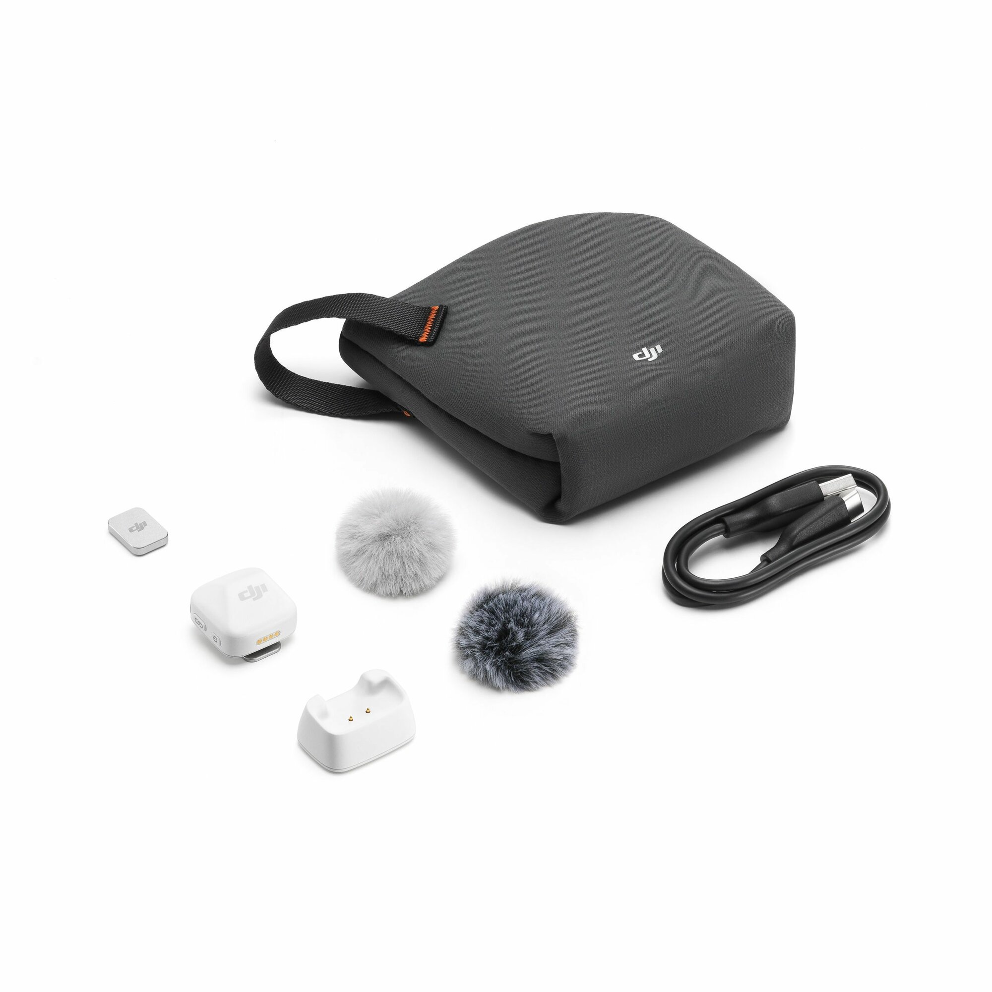Беспроводной петличный микрофон для мобильного устройства DJI Mic Mini Transmitter, Белый — фото 1