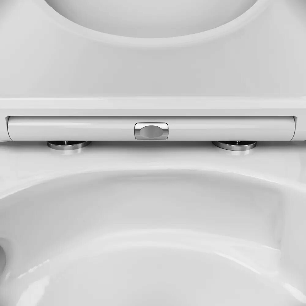 Унитаз-компакт AM.PM Fresh 2.0 Tornado C8B8900LMSC безободковый сиденье с микролифтом двойной смыв - фото №4