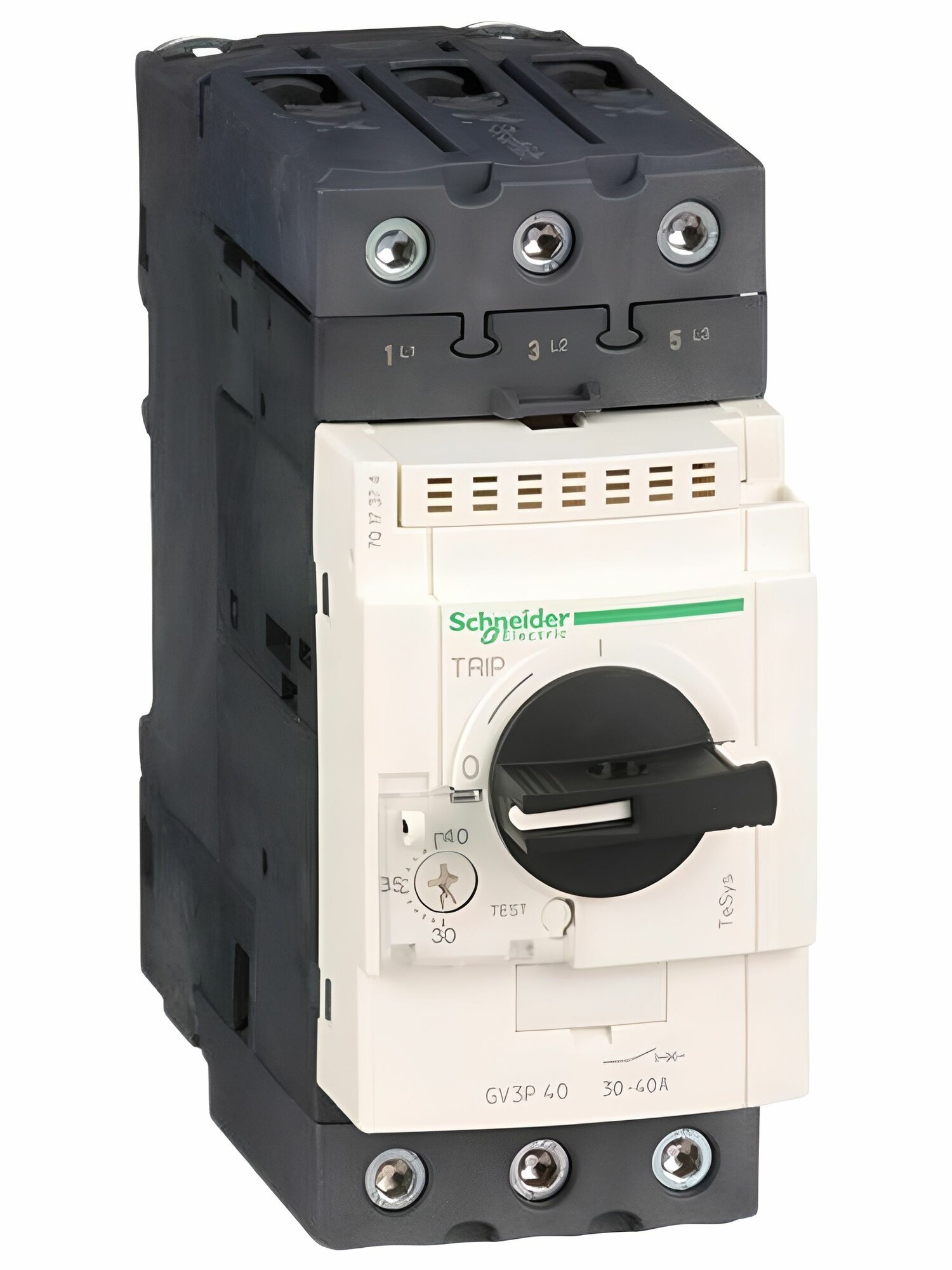 GV3P40 Schneider Electric, Авт. выключатель защиты двигателя 30-40А, N-расц. 560А, Icu-50kA
