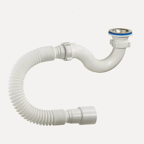 Изображение товара Сифон Orio А-42589 для душевой кабины с гибкой трубой, 40х40/50 мм