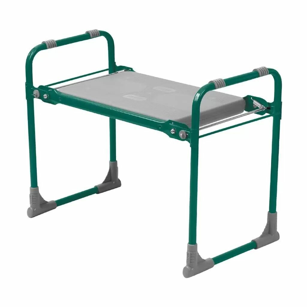 Скамейка садовая 56х30х42 5 см  складная  зеленая  Nika  СК