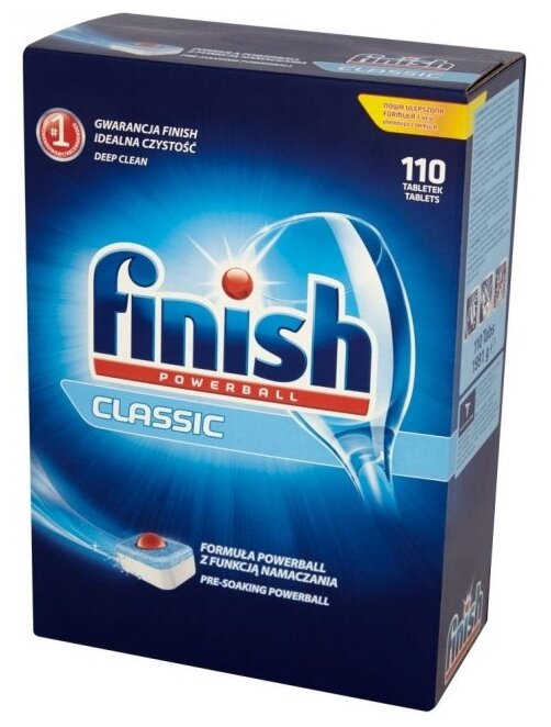 Таблетки для посудомоечной машины Finish Classic таблетки, 110 шт., коробка - фотография № 3