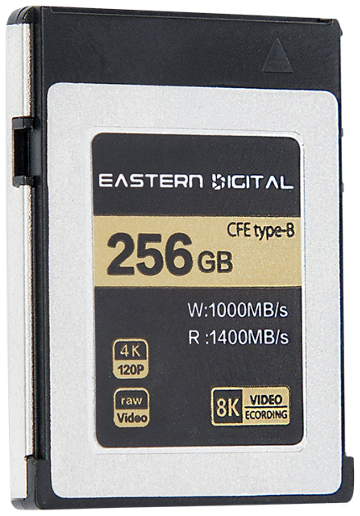Карта памяти Eastern Digital CFexpress Type B 256ГБ, R/W 1000/1400МБ/с