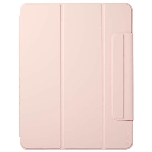 Чехол для iPad Pro (12.9) 2020-2021г. Магнитный Deppa Wallet Onzo Magnet Soft touch 2.0мм (D-88079) Розовый