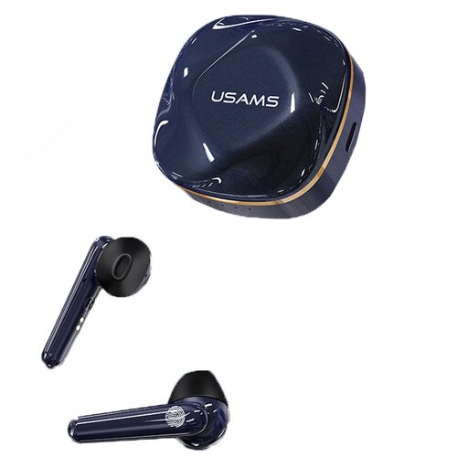 Наушники внутриканальные Usams USAMS-SD, bluetooth, цвет: синий