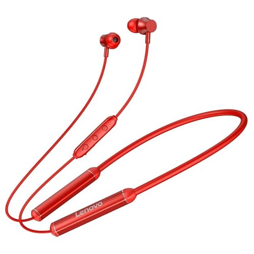 Беспроводные наушники Lenovo QE07 Bluetooth 50 Wireless Earphones Red 129000₽