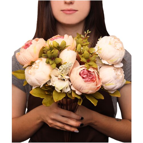 Искусственные цветы/букет пионов/пионы