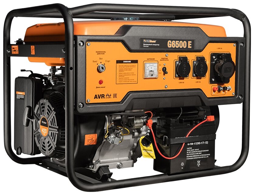 Бензиновый генератор FoxWeld Standart G6500 E .