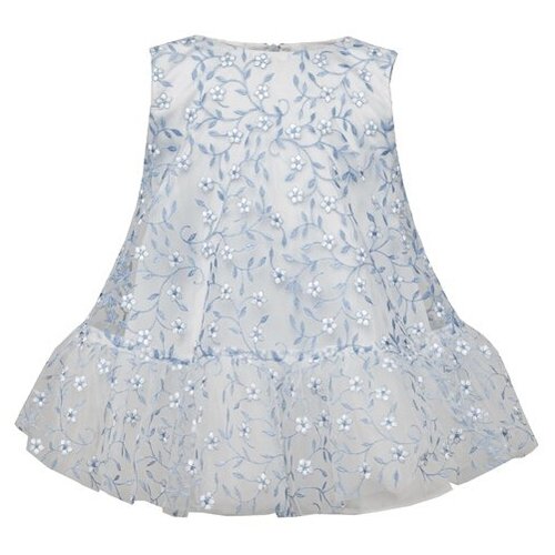 Платье Андерсен, размер 80, голубой, белый