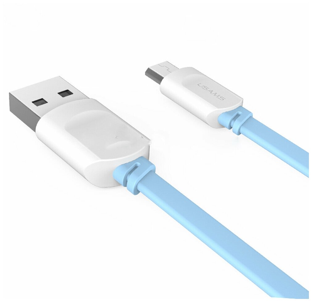 Кабель USB-Micro USB USAMS US-SJ020 U-TRANS 1м синий