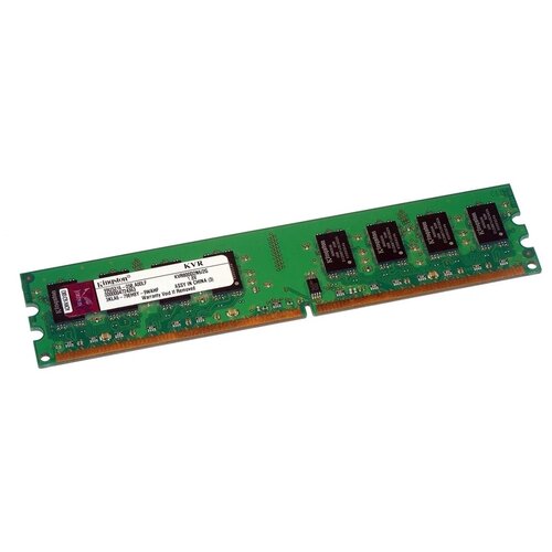 Оперативная память Kingston ValueRAM 2 ГБ DDR2 800 МГц DIMM CL6 KVR800D2N6/2G оперативная память kingston 4 гб 2 гб x 2 шт ddr2 800 мгц dimm cl6 kvr800d2n6k2 4g