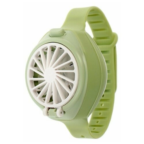 Мини вентилятор в форме наручных часов LOF-10 3 скорости поворотный зеленый 76300₽