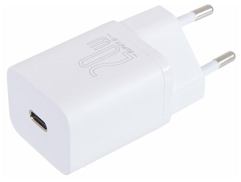 Зарядное устройство Baseus Super Si Quick Charger 1C 20W White CCSUP-B02