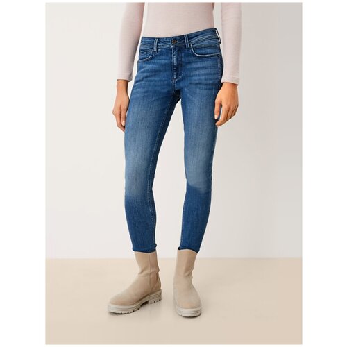 фото Брюки (джинсы) женские, q/s designed by s.oliver, артикул: 510.10.112.26.180.2106708, цвет: синий (57z4), размер: 34/32